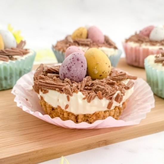 Mini Egg Cheesecakes