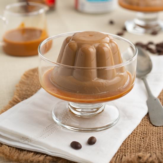 Coffee panna cotta