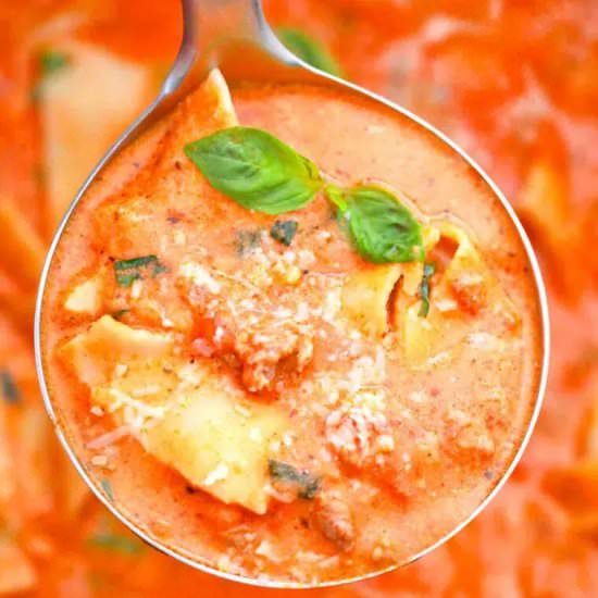 Lasagna Soup