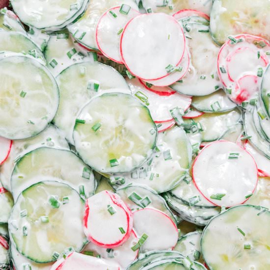 Spring Radish Salad
