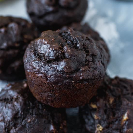 Chocolate Banana Muffins