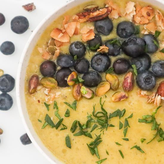 Pineapple Ginger Bowl Smoothie