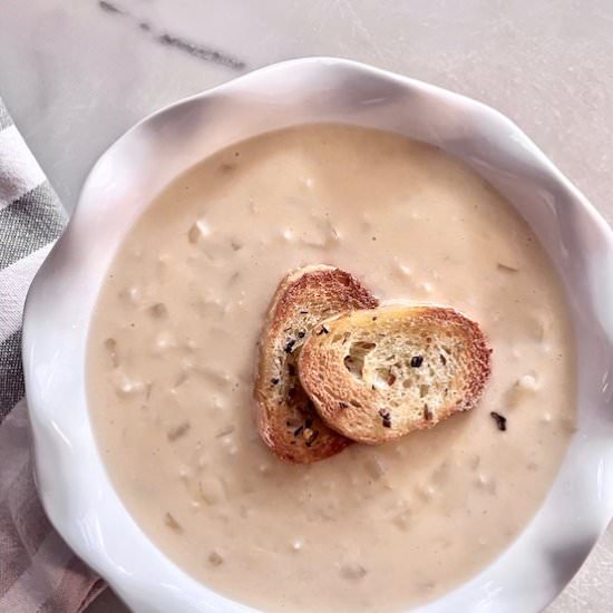 Cheese and Rice Soup