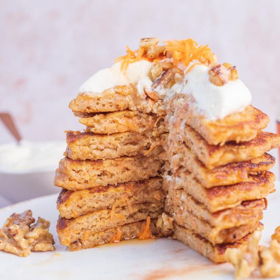 carrot cake pancakes