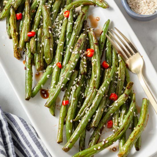 Air Fryer Asian Style Green Beans
