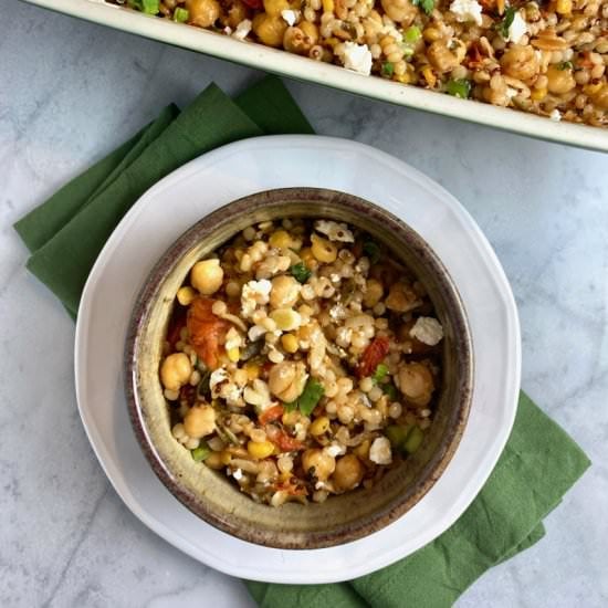Oven Baked Pearl Couscous