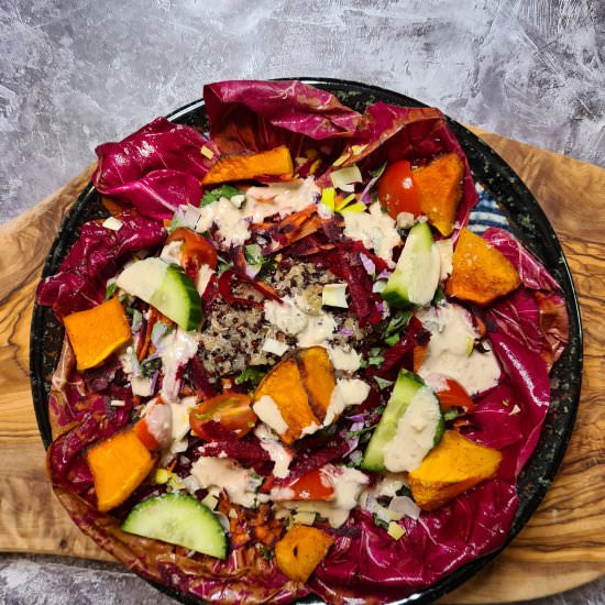 Pickled Radicchio Rainbow Salad