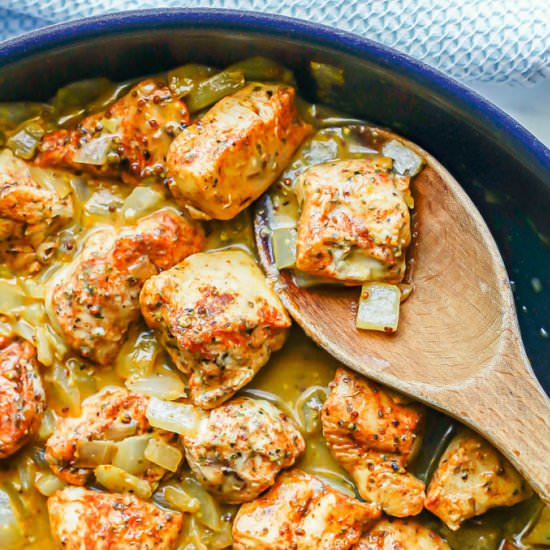 Honey mustard chicken