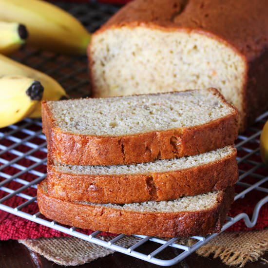 Cake Mix Banana Bread