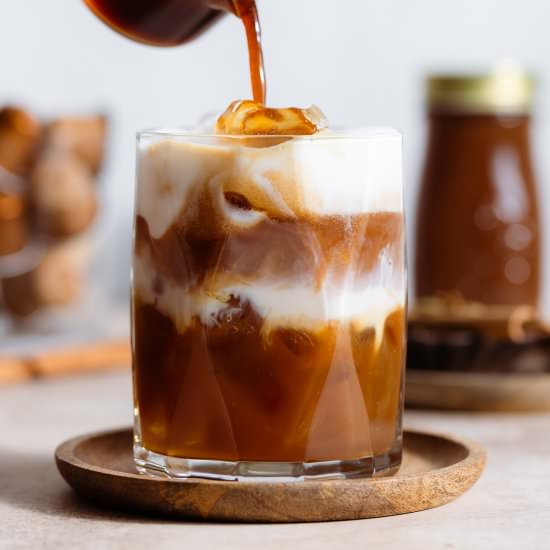 ICED DIRTY CHAI LATTE