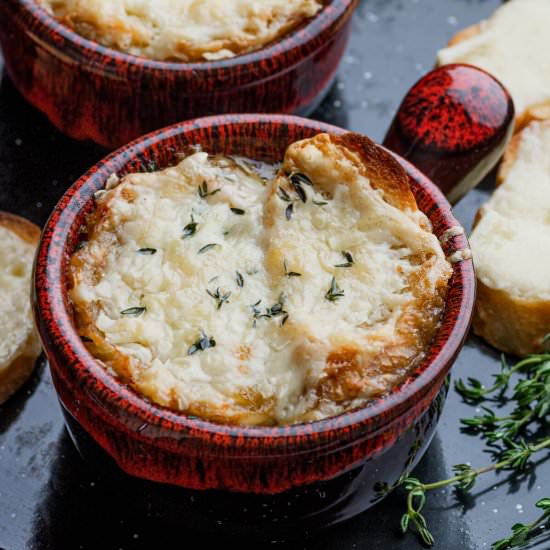 French Onion Soup from Scratch