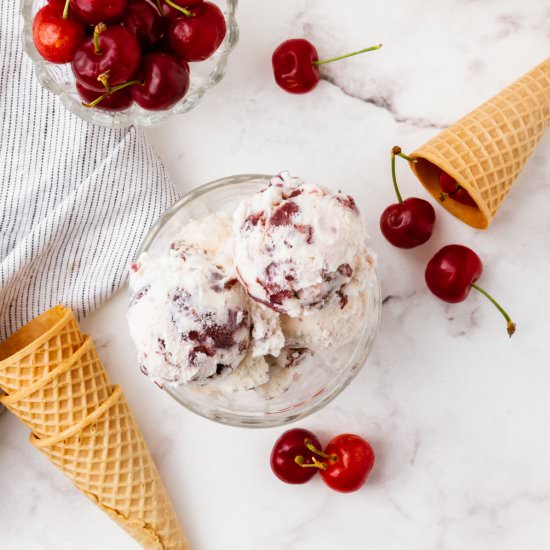 Cherry Vanilla Ice Cream