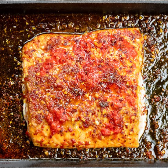 15-Minute Spicy Baked Salmon!
