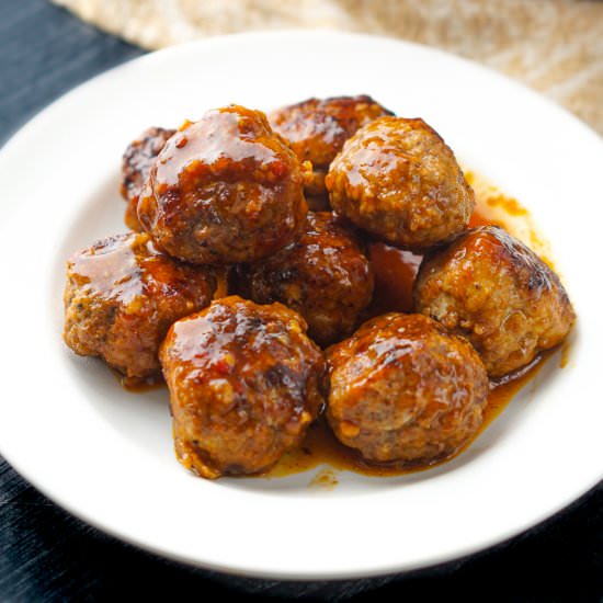 Easy Keto BBQ Meatballs