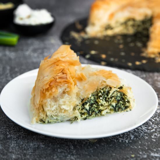 Spinach & Feta Pie (Byrek)