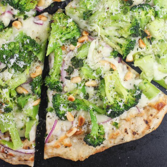 Broccoli White Pizza