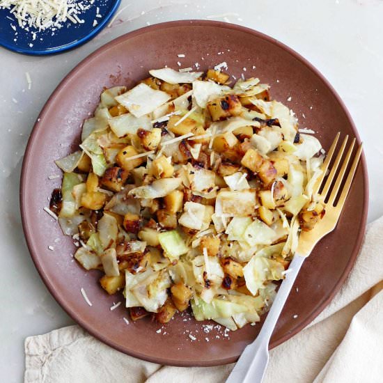 Fried Cabbage and Potatoes