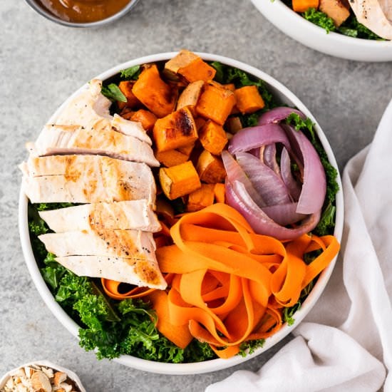 Chicken, Kale, & Sweet Potato Bowl