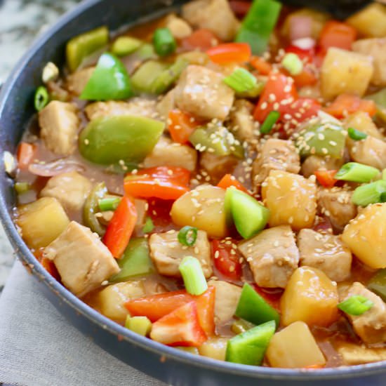 Pork and Pineapple Skillet