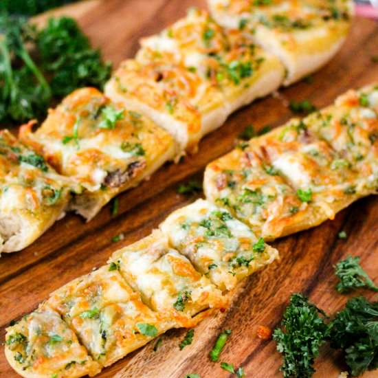 Tik Tok Garlic Bread in Air Fryer