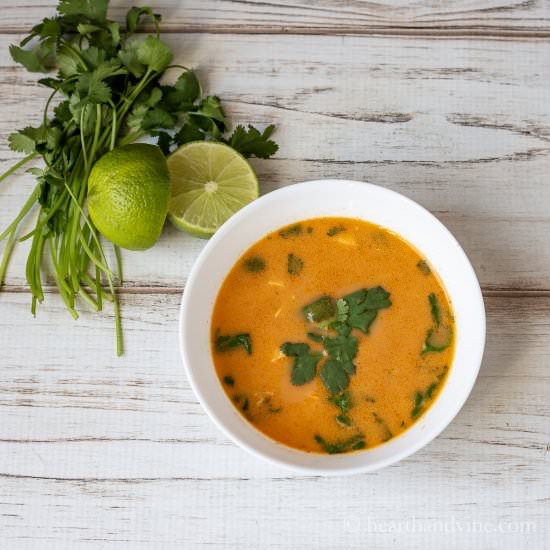 Thai Chicken Curry Soup