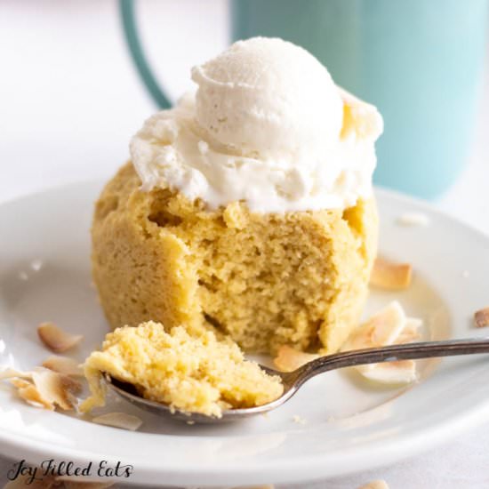 Keto Coconut Flour Mug Cake