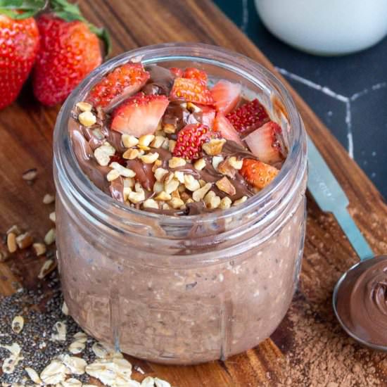 Nutella Overnight Oats