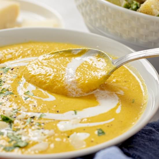 Carrot Ginger Turmeric Soup