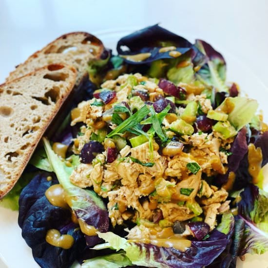 Chicken Salad with Mustard Dressing