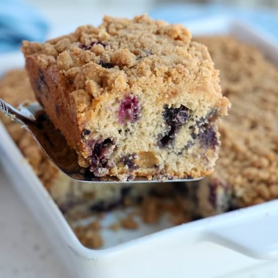 Blueberry Buckle Coffee Cake