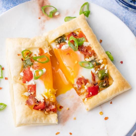 puff pastry breakfast tarts