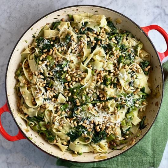 Broccoli Rabe Pappardelle