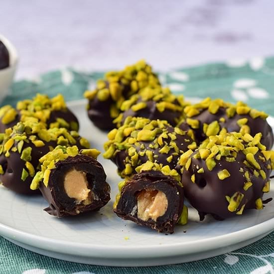 Peanut Butter Chocolate Dates