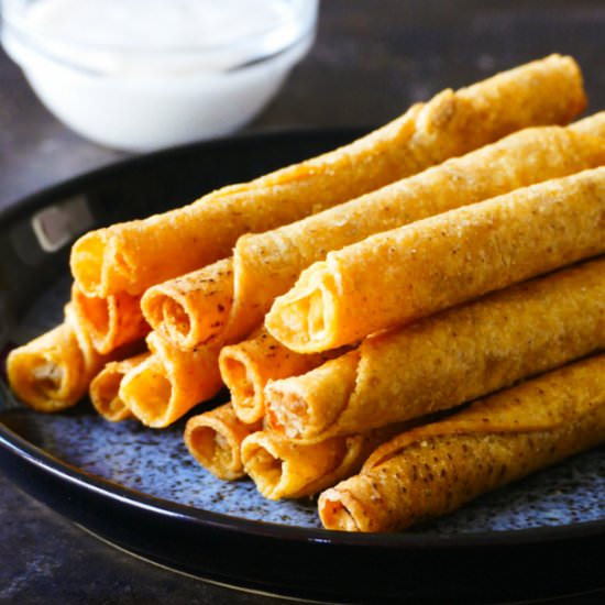 FROZEN TAQUITOS IN AIR FRYER