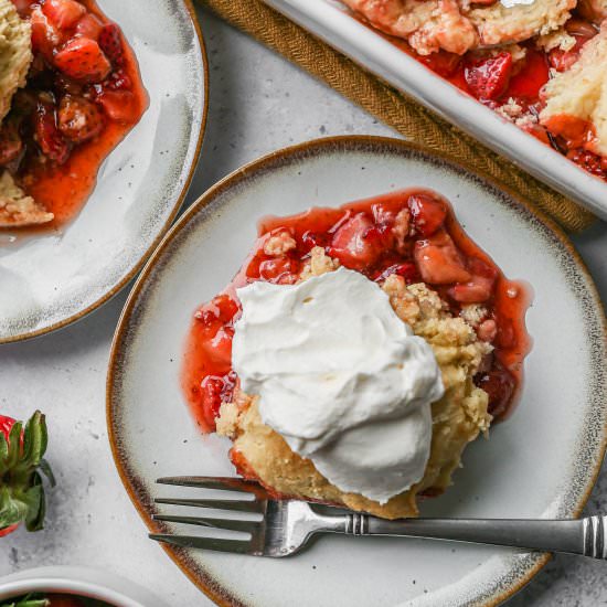Gluten Free Strawberry Cobbler