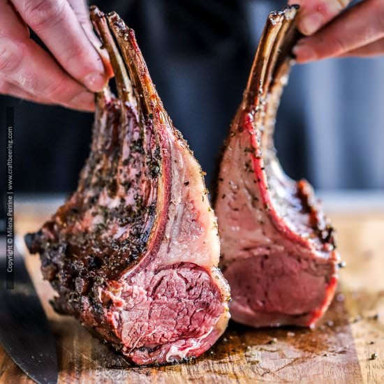 Smoked Rack of Lamb