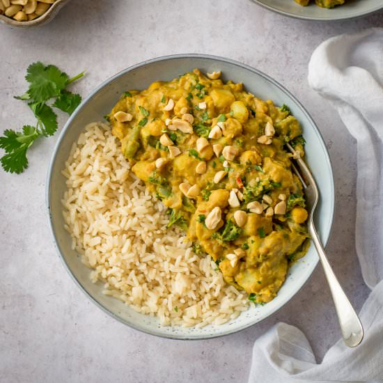 Peanut Butter Chickpea Curry