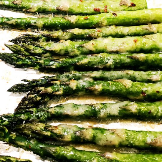 Roasted Parmesan Asparagus