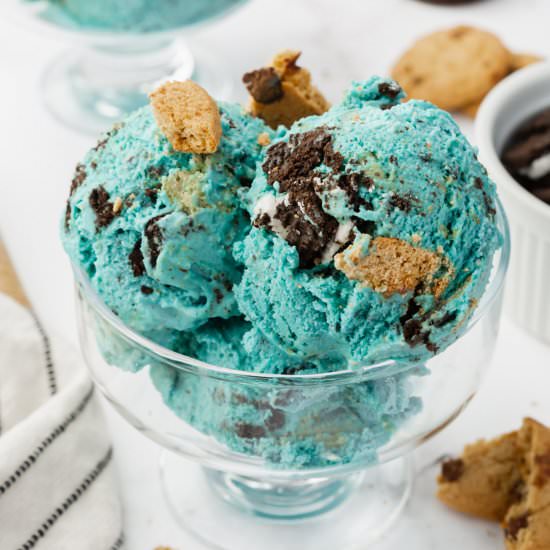 Cookie Monster Ice Cream Recipe