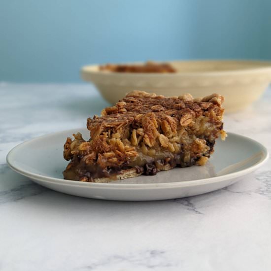 Black Bottom Oatmeal Pie