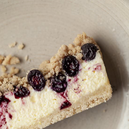 Gluten Free Blueberry Cheesecake