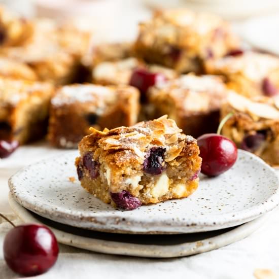 Cherry Blondies