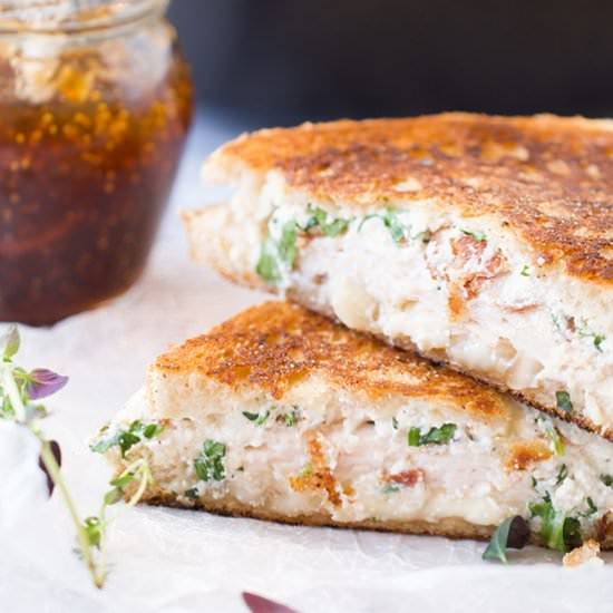Ricotta + Fig Grilled Cheese