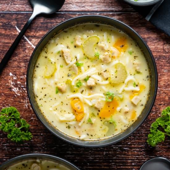 Vegan Chicken Noodle Soup