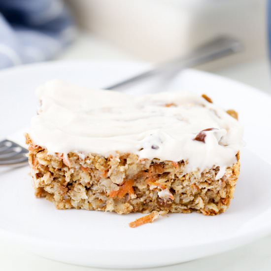 Carrot Cake Baked Oatmeal