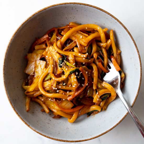 Korean-Style Spicy Noodles