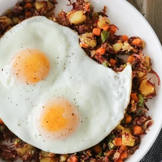 Corned Beef Veggie Hash