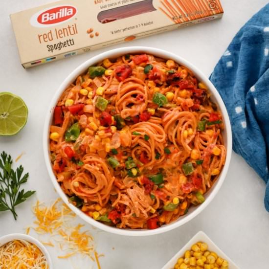 One Pot Enchilada Pasta