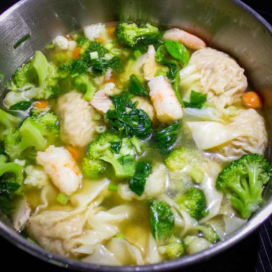 Vegetable Wonton Soup