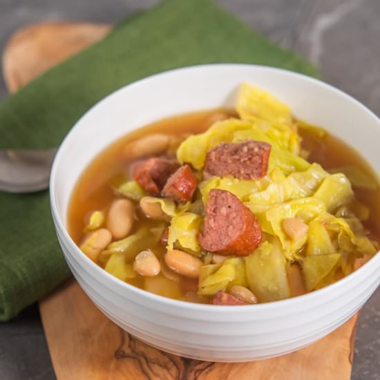 Kielbasa and Cabbage Easter Soup
